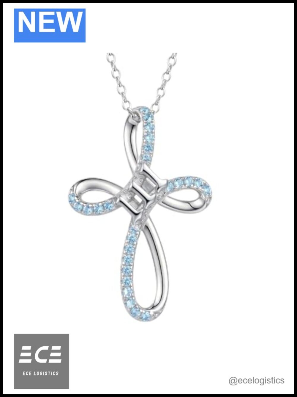 S925 Sterling Silver Angel Number 111 Cross Pendant Necklace